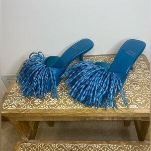 Jeffrey Campbell Mr. Big Pom Heels NWOT